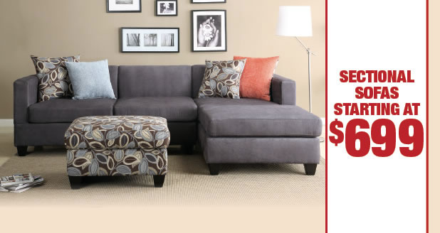 sectional sofas as low as $699