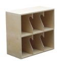 LP Record  Rack, 2 Shelf, NO base (top unit)