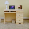 Solid Pine Computer Desk (Desk Only)