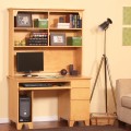 Flat Shaker Desk & Hutch Set