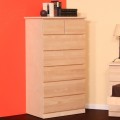 Rounded Edges 7 Drawer Chest