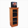 Stereo Tower w/ Frame Glass Door 