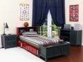 Inlay Shaker Captains Bedroom, Twin