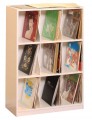 LP Record Rack, 3 Shelf w/ Base