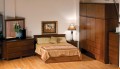 Birch Flat Shaker Storage Bedroom, Full