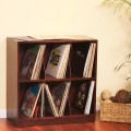 LP Record Rack, 2 shelf w/ Base