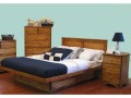 4 Piece Solid Pine King Set