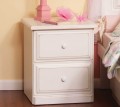 Beveled Edge Nightstand w/ 2 Drawers