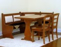 Shown in Teak Natural Finish w/ Distressed Edges.
Upholstered Cream Panel Inserts not included.