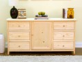 Inlay 6 Drawer Shaker Dresser, w/ 1 Door