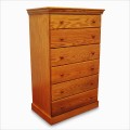 Crown Molding Chest, 6 Drawer