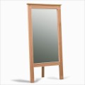 Free Standing Oak Mirror