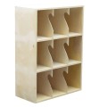 LP Record Rack, 3 Shelf, NO base (top unit)
