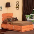 Pine Captains Bed, Extra Long Twin