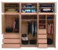 Complete 6 Piece Closet System