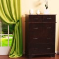 Giorgio Neoclassical Chest, 5 Drawers on metal glides