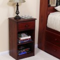 Solid Pine Nightstand w/  Drawer & Shelf 