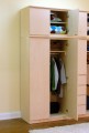 Wardrobe Flat Shaker, w/ Doors & Storage Top